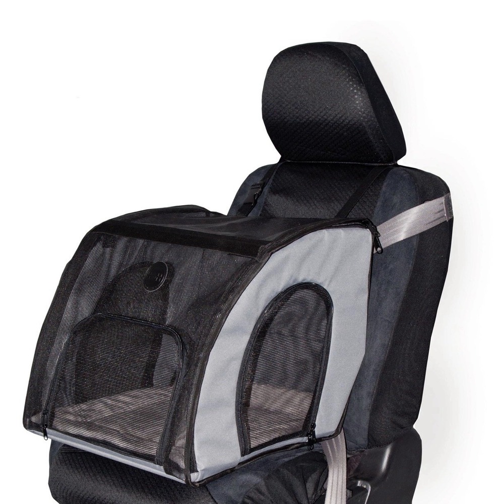 K&H Pet Products Enclosed Large Dog Car Seat, Travel Safety Carrier, Dog Travel - Picture 2 of 8